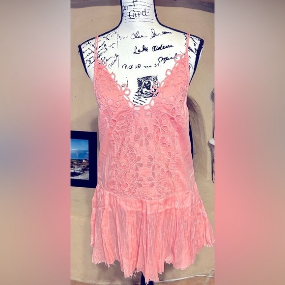 Free People FP One Casella Drop-Waist Slip NWOT - Picture 5 of 8